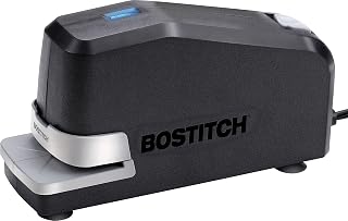 Bostitch Automatic Electric Desktop Stapler, Black, 6/Carton