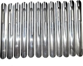 Royal Industries 12 Piece Table Crumber with Pocket Clip, Aluminum Construction, Silver, Commercial Grade