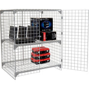 Global Industrial 4' x 2' x 5' / Gray / Industrial Storage Lockers