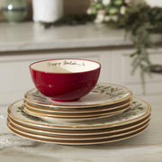 Lenox Holiday Porcelain Salad Plates, 8 Inch, Set of 6