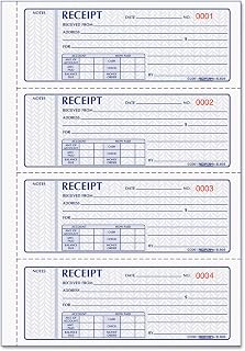 Rediform Formguard Money Receipt Book, 2.75 x 7 Inch, 4x100 Receipts (8L808R)