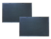 Rubber Service Spill Mat 2 Pack by AmeriHome – Medium, Rubber, Black, Pack of 2, Model SMAT2PK