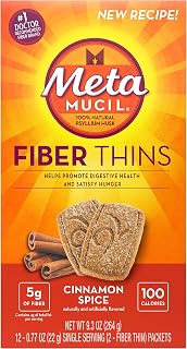 Metamucil Fiber Thins 12 Count (Pack of 2)
