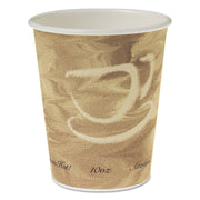 SOLO 370MS Single Sided Poly Paper Hot Cups 10 OZ Mistique design 50/Bag 20 Bags/Carton (SCC370MS)
