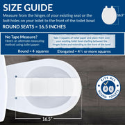 Bemis Round / American / White Toilet Seats