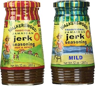 WALKERSWOOD Jamaican Jerk Seasoning Mixed Pack - 10 Oz Each Mild, Hot & Spicy