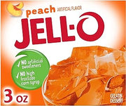 Jell-O Peach Gelatin Mix (3 oz Boxes, Pack of 24)