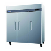 Commercial 3-Solid-Door Reach-In 72-CU. Ft. Refrigerator by Turbo Air – 72 cubic feet, 72.0 cubic_feet, Silver, Model M3R723