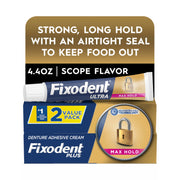 Ultra Max Hold Denture Adhesive by Fixodent – 2.2 Ounce (Pack of 12), Red, Pack of 12, Model 1432