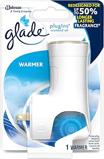 Glade PlugIns Air Freshener Warmer, Scented and Essential Oils for Home and Bathroom, 1 Count