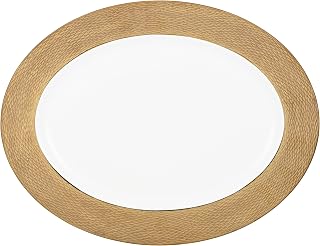 Lenox Marchesa Couture Oval Platter, Mandarin Gold