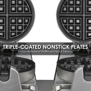 Waring Belgian Double Waffle Maker | 120V, 2400W / gray / 1 Waffle Irons