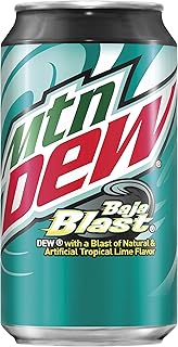 Mountain Dew Baja Blast, 12 fl oz. cans (18 Pack)