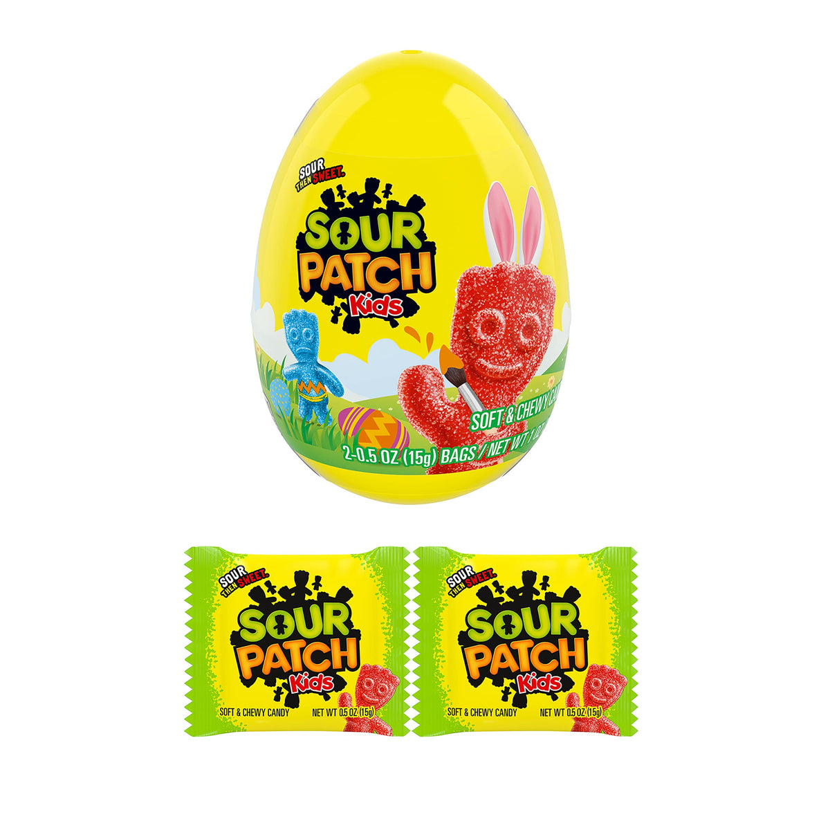 Soft & Chewy Easter Candy by Sour Patch Kids – 12 Count (Pack of 2), Multicolor, Pack of 2