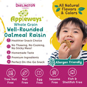 Appleways Oatmeal Raisin / 1.4 Ounce (Pack of 160) / 160 Breakfast Biscuits & Cookies