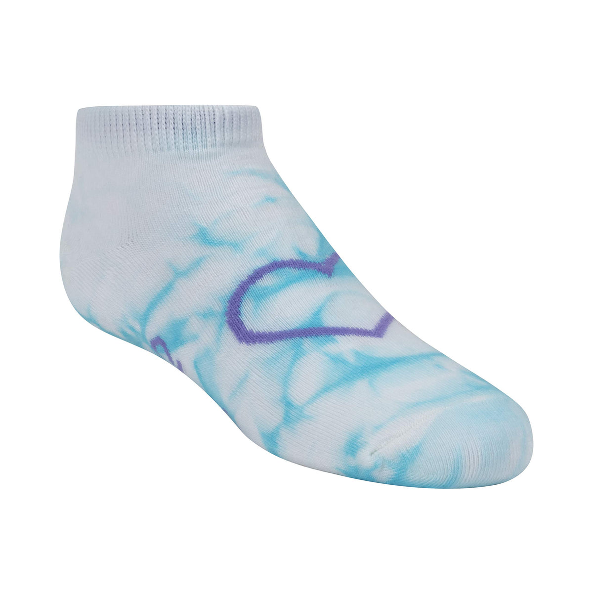 Girls' 6 Pack Low Cut Socks by Skechers – 5-6.5, Knit, Multi, Pack of 6, Model S111815-080-080-5-6.5
