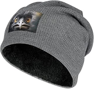 Slouchy Beanie for Men Emu Winter Hats for Women Soft Beanies Hats Warm Skull Cap