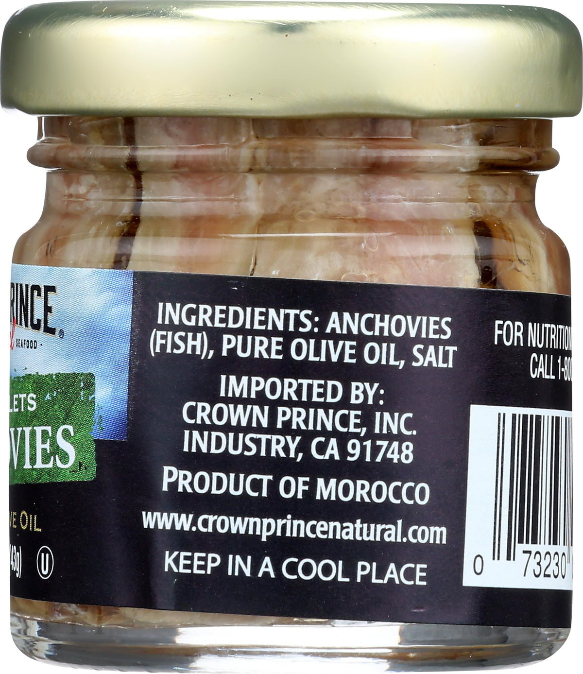 Crown Prince Natural / 1.5 Ounce (Pack of 1) / 1 Anchovies