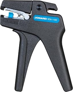 Jonard Tools WSA-1430 Professional Grade Self-Adjusting Automatic Wire Stripper & Cutter Pro for 14-30 AWG Solid and Stranded Wire