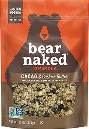 Bear Naked, Granola, Cacao and Cashew Butter, Vegan and Gluten Free, 11oz Bag