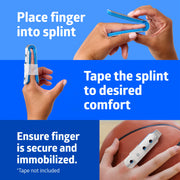 Fold-Over Finger Cot Splint for Immo by Medline – Pack of 12, Model ORT32400L