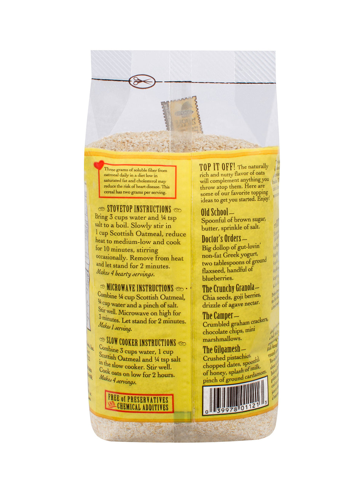 Scottish Oatmeal by Bob's Red Mill – 20 Ounce (Pack of 4), Pack of 4, Model 1390C204