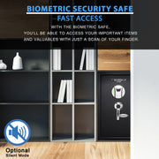 Biometric Fingerprint Safe by Barska – 1.45 CU FT, 1.45 cubic_feet, Alloy Steel, Black, Model AX11650