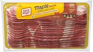 Oscar Mayer Naturally Hardwood Smoked Bacon, Maple, 12 oz Pack