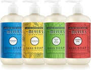 Mrs. MEYER'S CLEAN DAY Summer Hand Soap Set, 12.5 fl oz, 4 Pack | Moisturizing Liquid Hand Soap, Softens and Cleans Hands, Includes Blueberry, Tomato Vine, Dandelion and Fresh Cut Grass