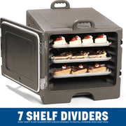 Carlisle FoodService Products Brown / 7 Sheet Pan Capacity / Modern Food & Dish Transport