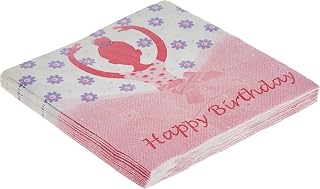Creative Converting 16-Count Paper Lunch Napkins, Tutu Much Fun Birthday