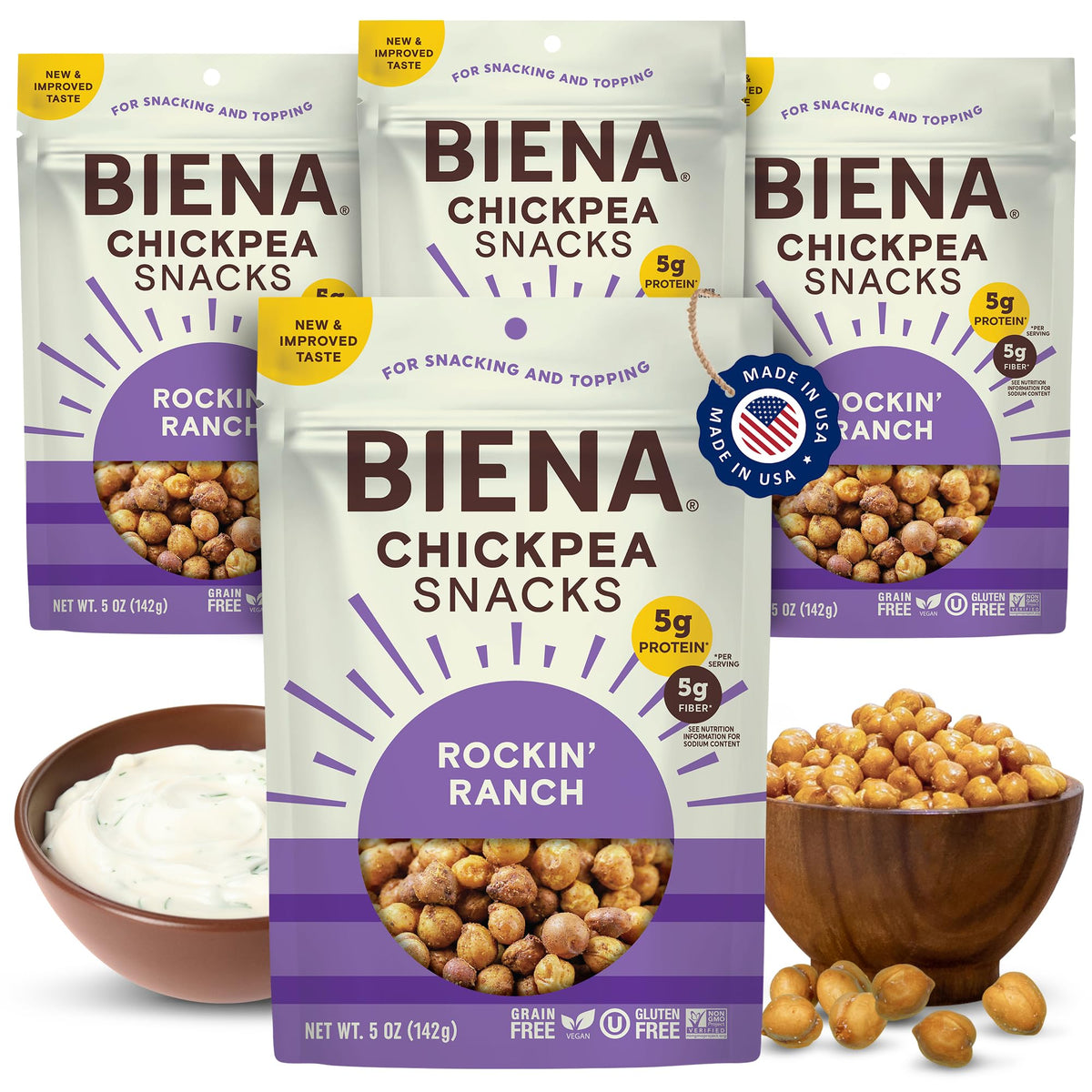 BIENA Ranch / 4 Pack / White Vegetable
