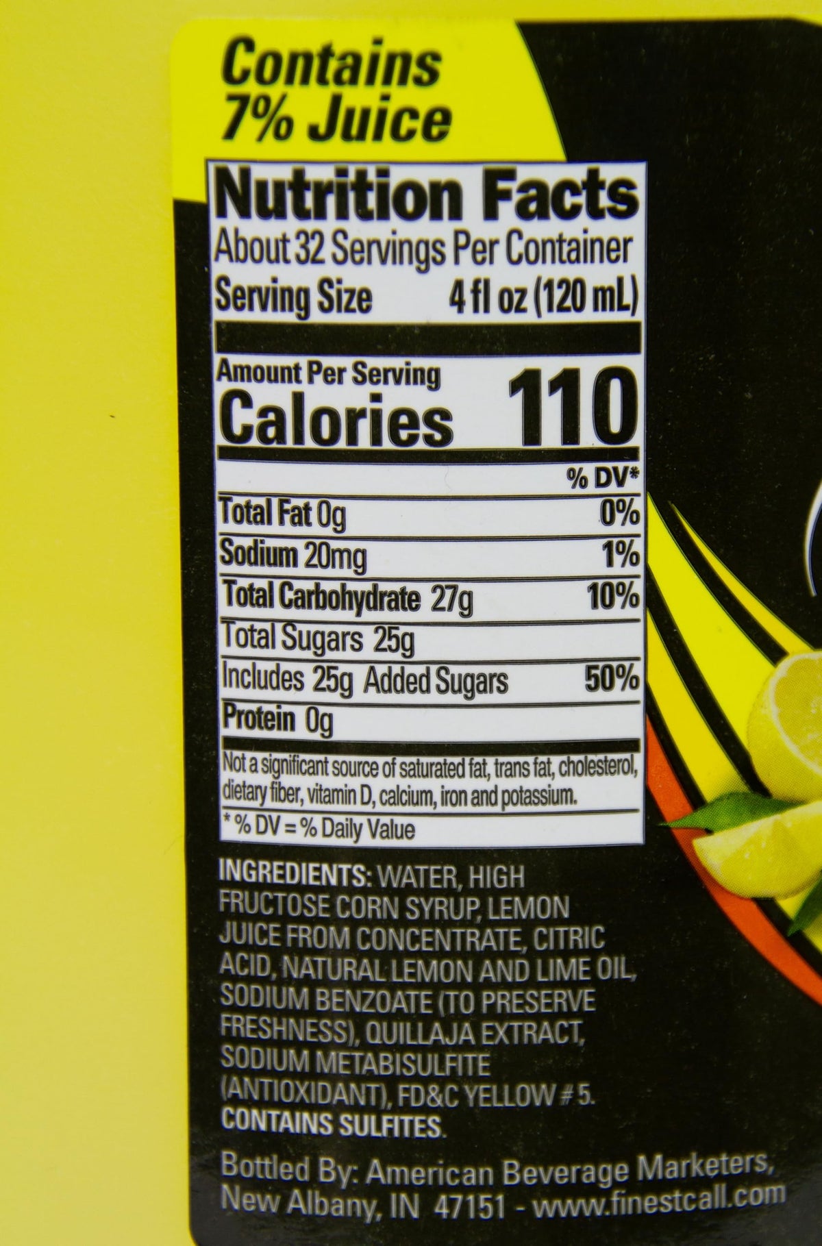 Premium Sweet & Sour Drink Mix by Finest Call – 128 Fl Oz (Pack of 2), Pack of 2