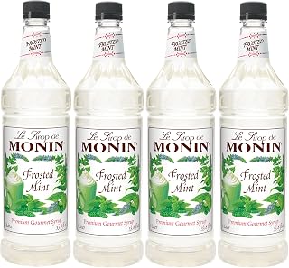Monin Frosted Mint, 48-Ounce Packages (Pack of 4)