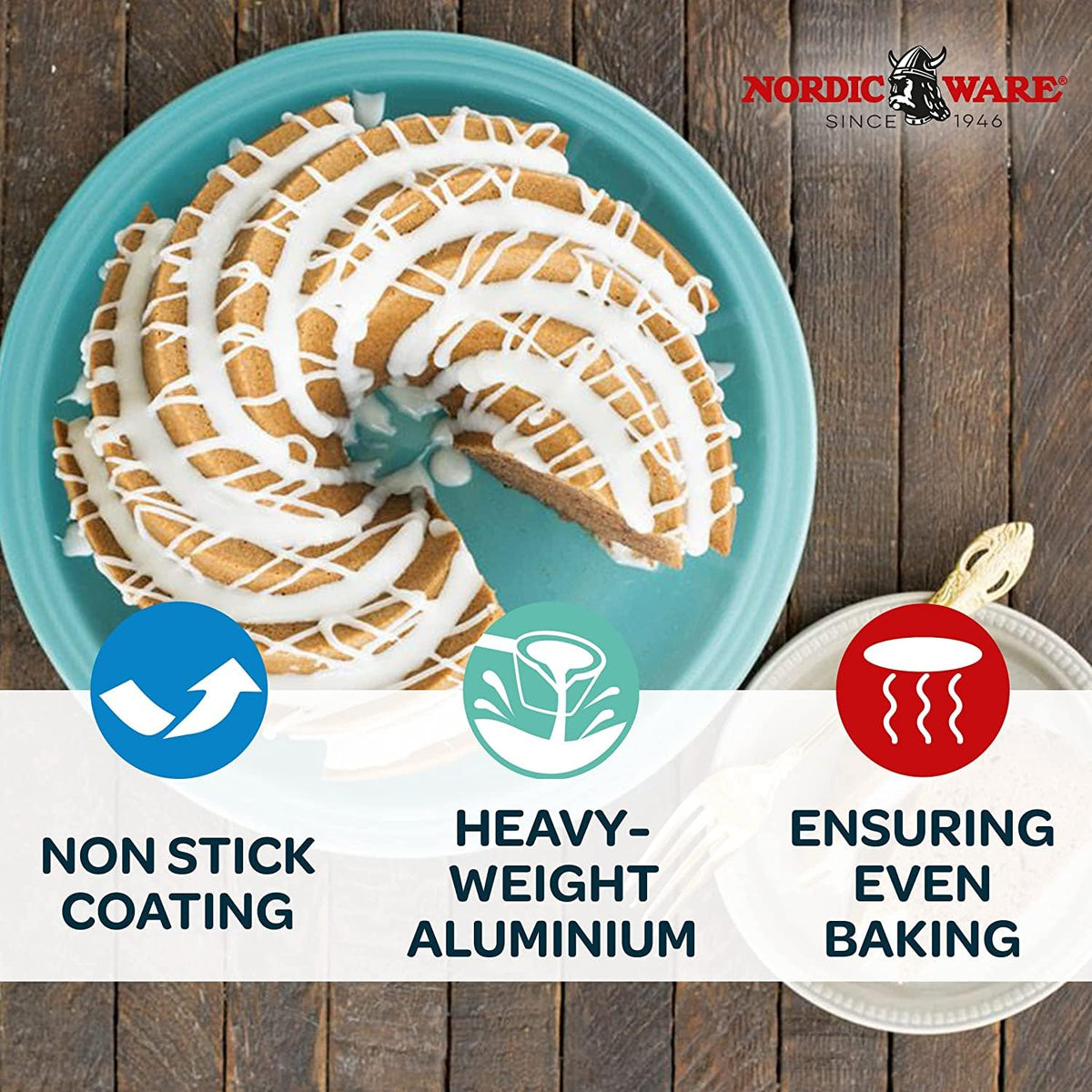Nordic Ware Silver / Pan / 10 Cup Bundt Pans