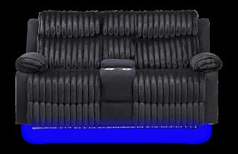 Glory Furniture Plush G00923A-RL Reclining Love seat Black