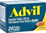 Advil Tablets, Ibuprofen 200mg, Pain Relief, 24 Count