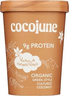 Cocojune Organic Vanilla Protein Coconut Yogurt, 16.8 Ounce