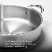Thomas Keller Insignia by - Stainless Steel 6 Quart Rondeau by Hestan – 6 Quarts, Stainless Steel, Model 31025