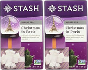 Stash TEA Christmas In Paris -Herbal Tea, 18 CT (Pack of 2)