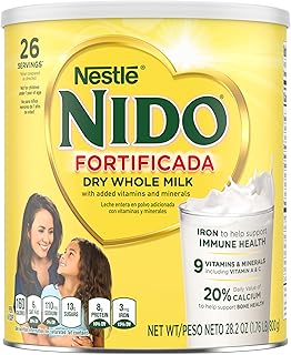Nestle Nido Fortificada Whole Milk Powder, 28.1 Oz