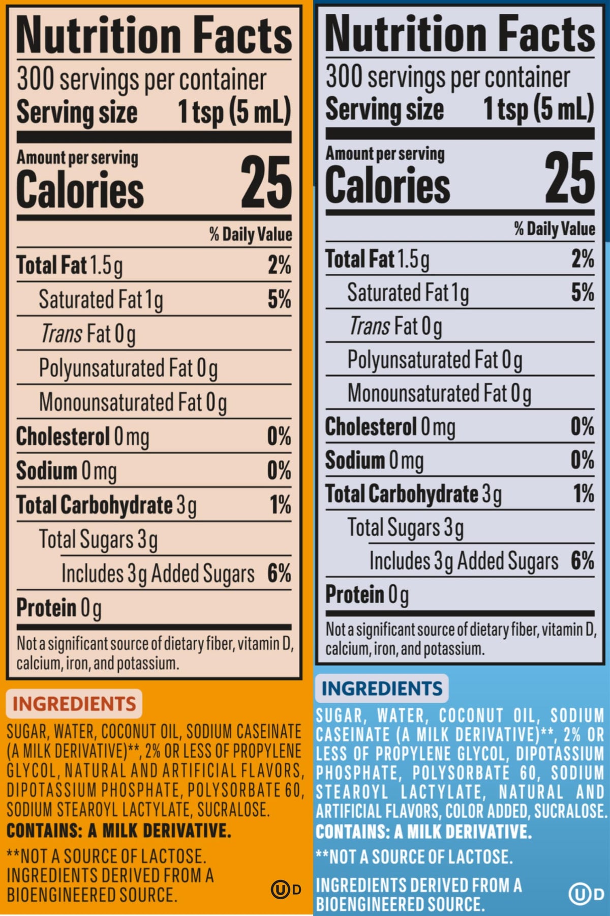 Coffee Mate Pumpkin Spice, French Vanilla / 50.7 Fl Oz (Pack of 2) / 2 Plant-Based Coffee Creamers