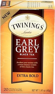 Twinings Tea Earl Grey Extra Bold, 20 CT
