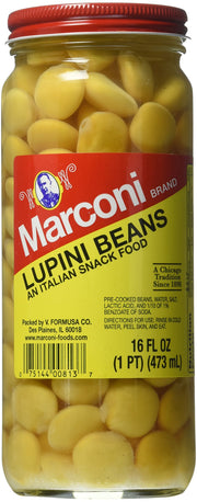Lupini Beans by Marconi – 16 Ounce (Pack of 1)
