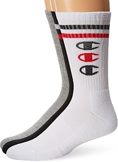 Champion Men's 3-pack 3 "Ccc" Logo Crew Socks