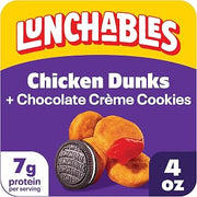 Lunchables Chicken Dunks with Chocolate Creme Cookies, 4 oz Pack