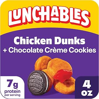 Lunchables Chicken Dunks with Chocolate Creme Cookies, 4 oz Pack