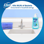 Antibacterial Liquid Hand Soap Spring Water 7.5oz by Dial – 7.5 Fl Oz (Pack of 12), Blue, Pack of 12, Model 02670CT