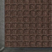 WaterHog Commercial-Grade Entrance Mat, Indoor/Outdoor Floor Mat 8' Length x 6' Width, Dark Brown by M+A Matting