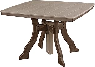 American Furniture Classics Dining Height Square Table in Weatherwood/Tudor